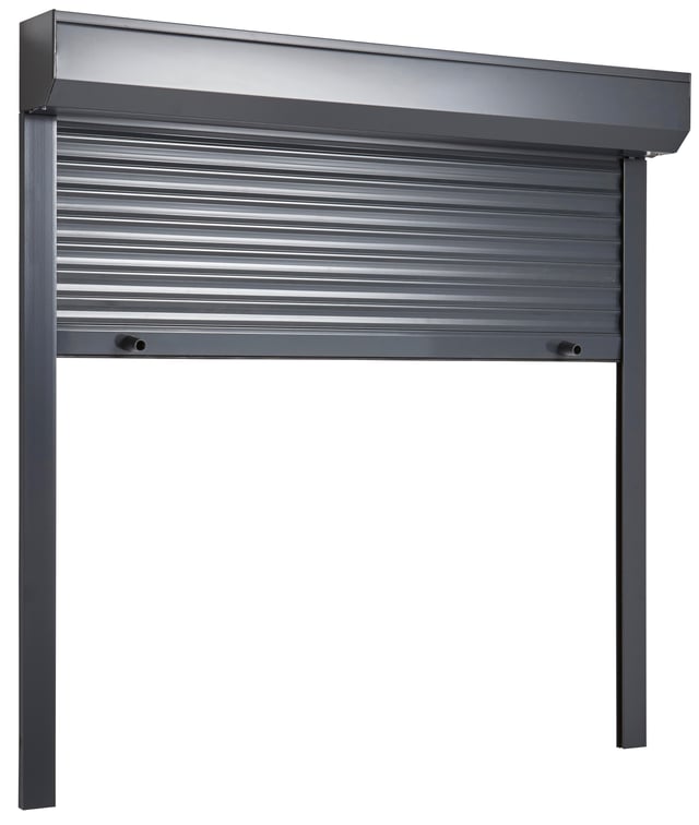 volet roulant pour baie H 215 x L 210 cm gris texturé 