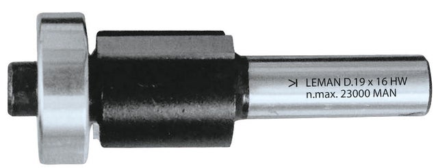 Fraise à affleurer  droite Diam.9,5 mm queue de 6 mm RLT - LEMAN
