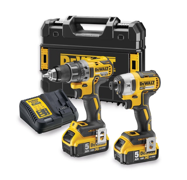 Pack 2 machines :  perceuse visseuse + visseuse à chocs XR 18V 5Ah Li-Ion