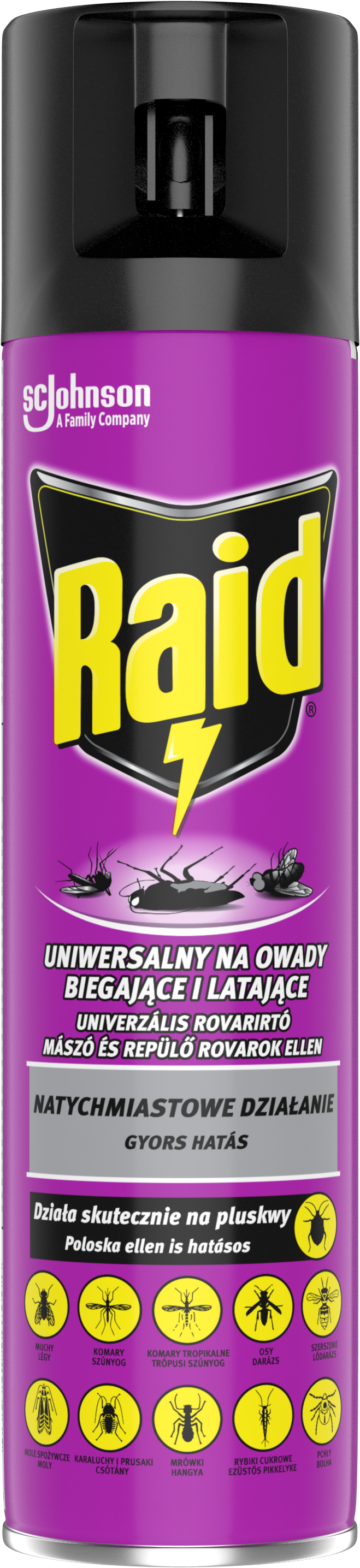 Środek owadobójczy w aerozolu 400 ml Raid