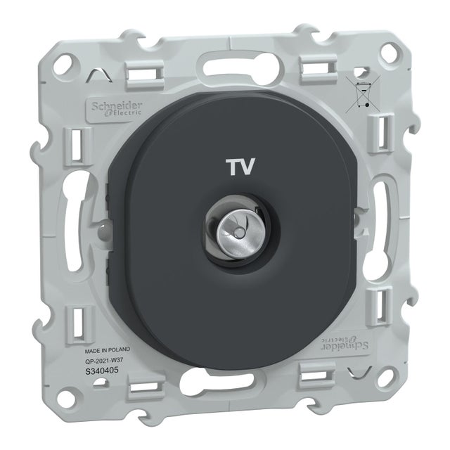 Prise TV OVALIS 2 - SCHNEIDER ELECTRIC