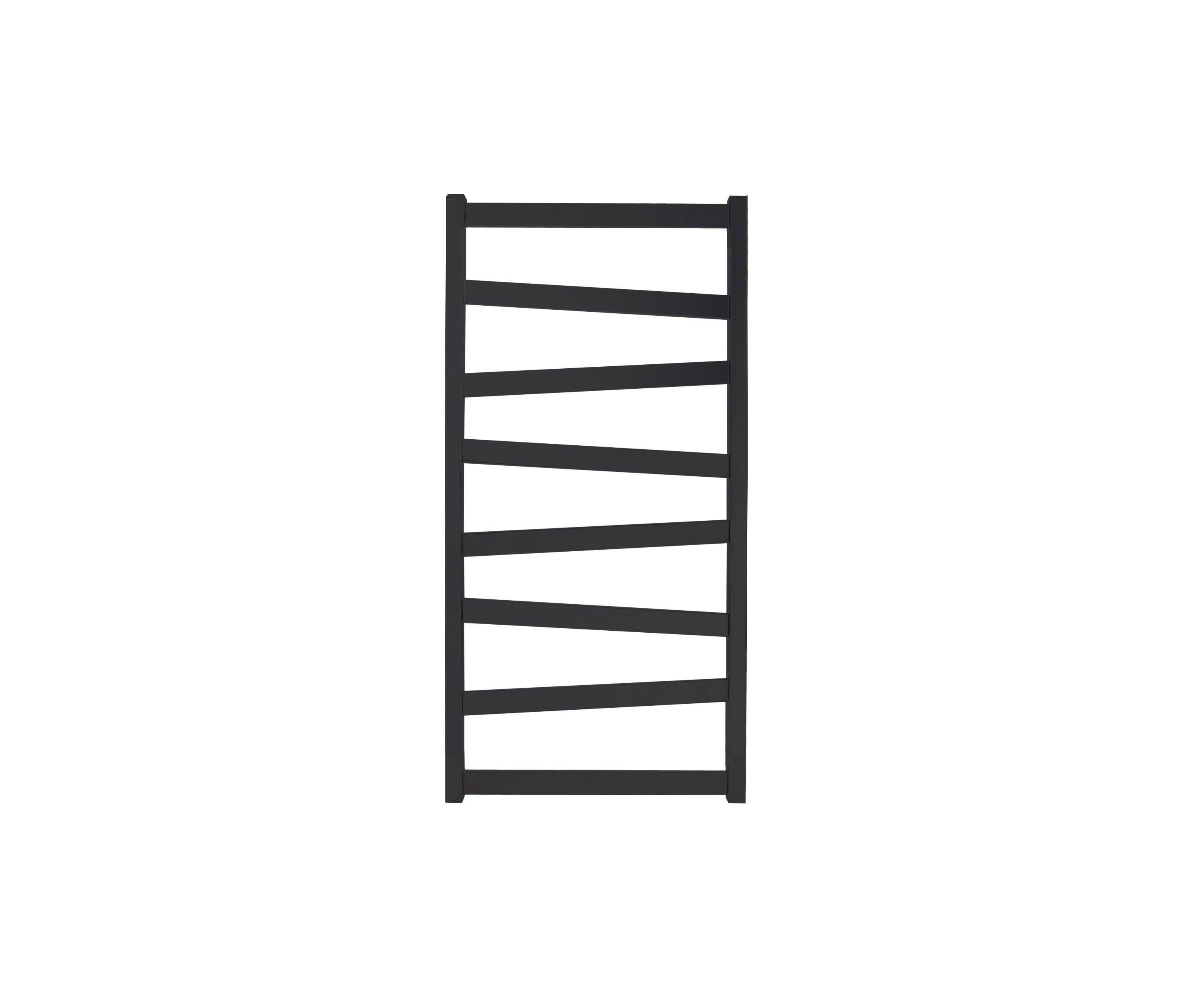 Radiador toallero de agua cicsa babel 80x50 color negro