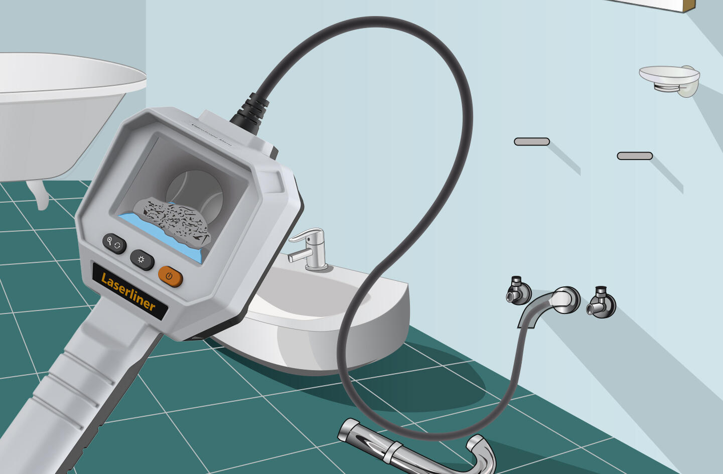 Cámara de inspección LASERLINER VideoScope Micro - 8