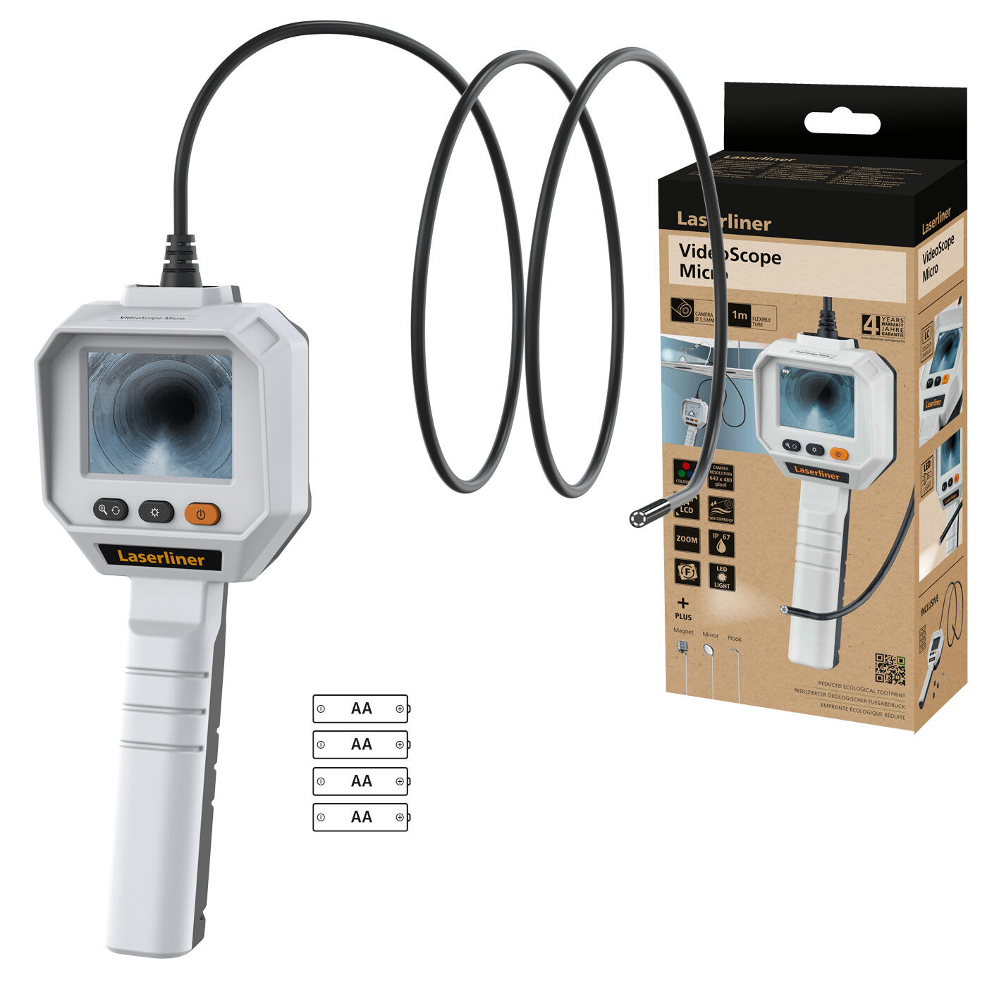 Cámara de inspección LASERLINER VideoScope Micro - 3