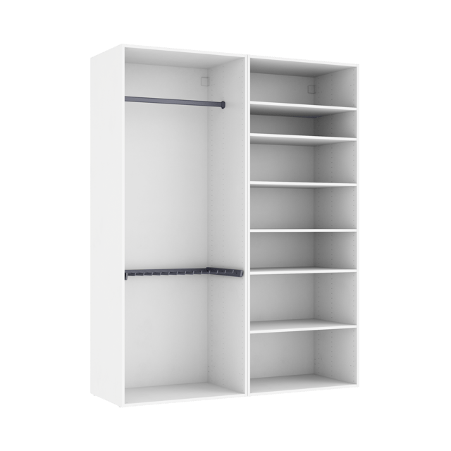 Dressing SPACEO Evo'M blanc H.204.8 x l.160 x P.54 cm