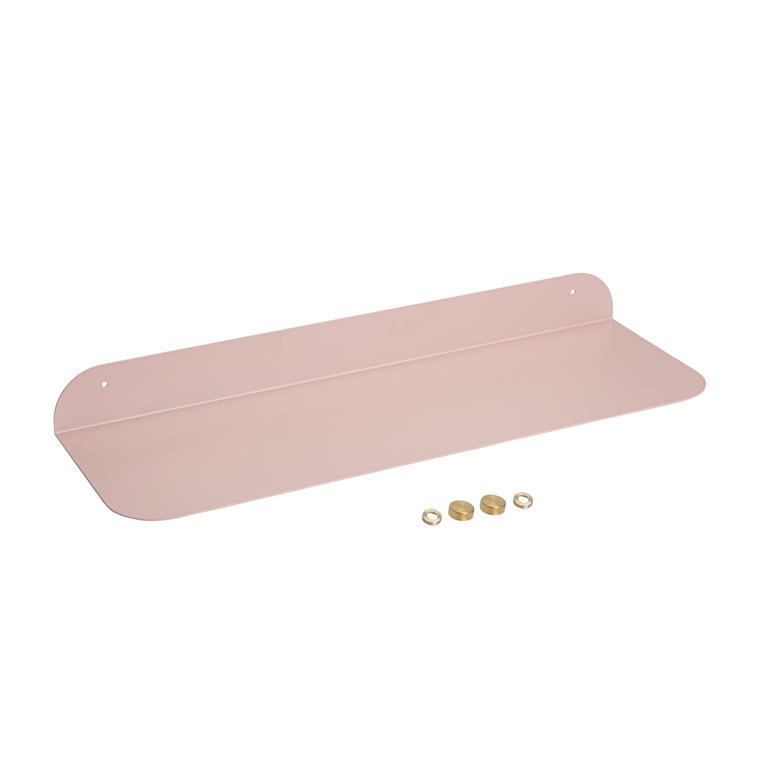 Mensola a muro Bistro SPACEO a l in acciaio L 60 x P 20 cm rosa cipria - 9