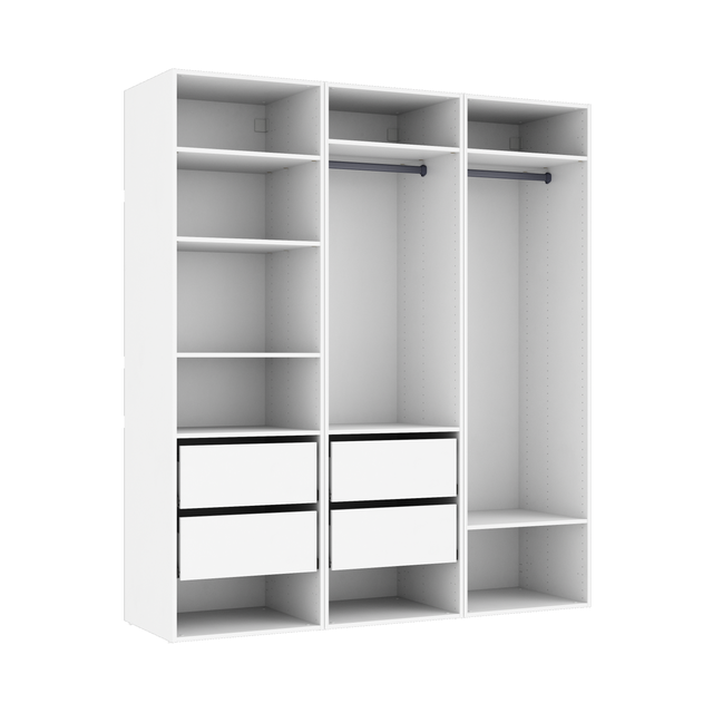 Vestidor SPACEO Evo'M blanco 180 x 230,4 x 54 cm (AnchoxAltoxFondo)