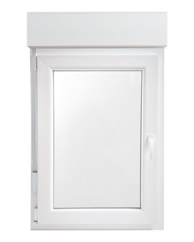 Janela pvc Cando com estore oscilobatente 1 folha esquerda 075X117