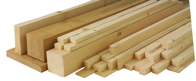 Carrelet en sapin du nord 43,5 x 43,5 mm Long.2,4 m - SOTRINBOIS
