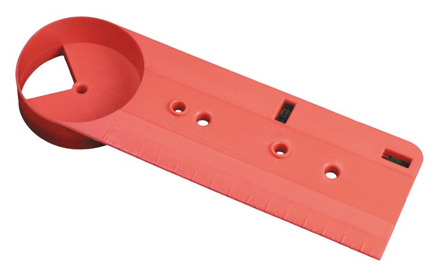 Gabarit de pose pour boîtes encastrées