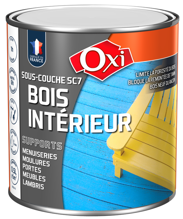 Sous-couche bois intérieur SC7 0,5L -OXI