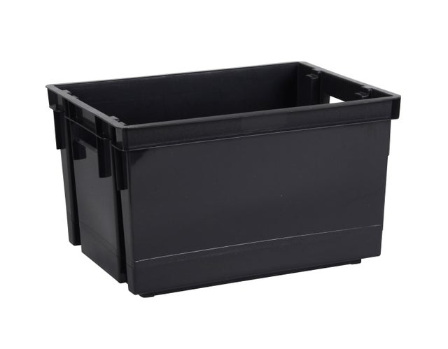 Bac de rangement en plastique gris 20 L - EDA