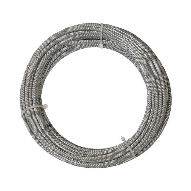 Câble gainé PVC acier galvanisé Diam.2,5/3,5 mm 10 M