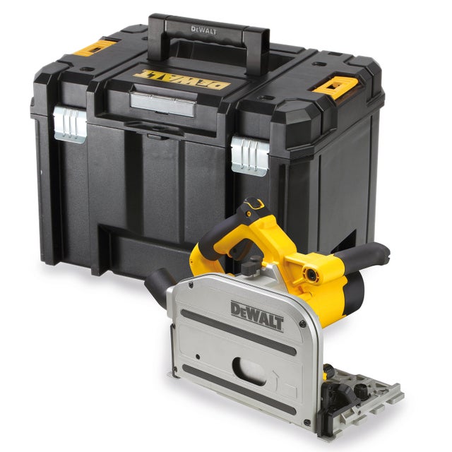 Scie circulaire plongeante 1300W Ø 165 mm 59 mm + coffret - DWS520KT-QS DEWALT