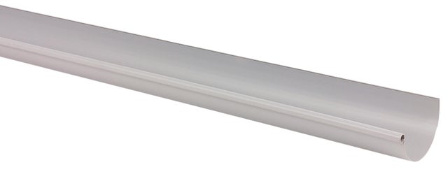 Gouttière demi-ronde PVC sable Dév.250 mm Long.4 m - GIRPI
