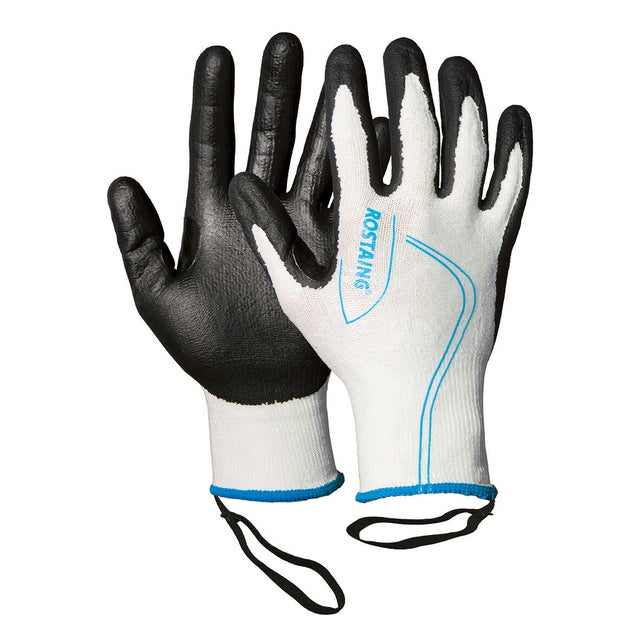 Gants tous travaux abrasifs et coupants tactile blanc T.9 Maxstrong - ROSTAING 