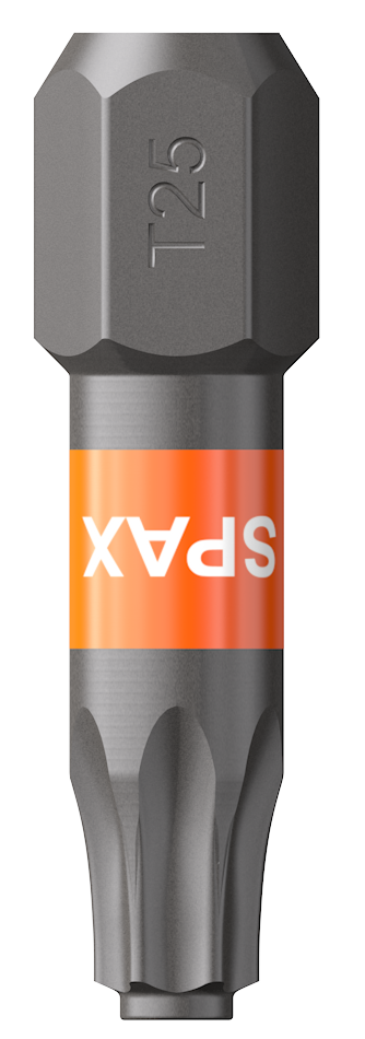 EMBOUT SPAX T-STAR 25MM T25 5PCS