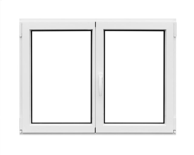 Fenêtre aluminium H.75 x l.100 cm oscillo-battant 2 vantaux blanc
