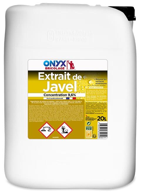 Extrait de javel 9,6° 20 L - ONYX
