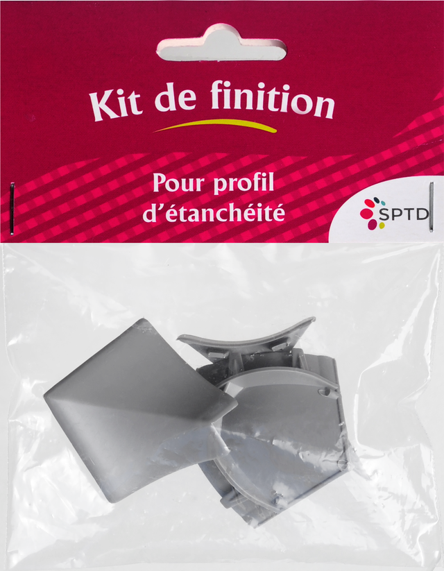 Kit de finition PVC pour profil a lèvres souples