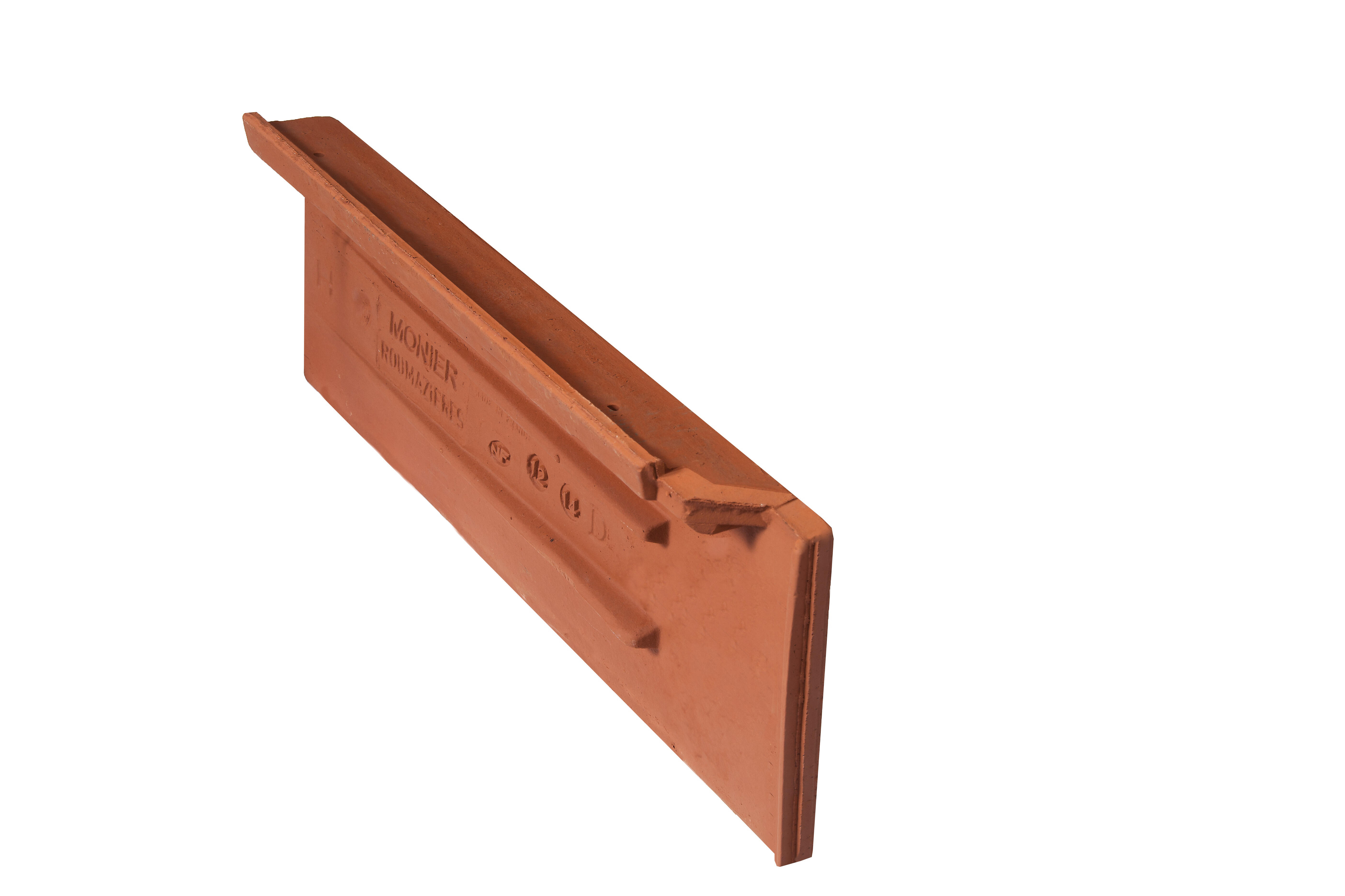 Tuile de rive à rabat droite Gallo Romane rouge - MONIER | Bricoman