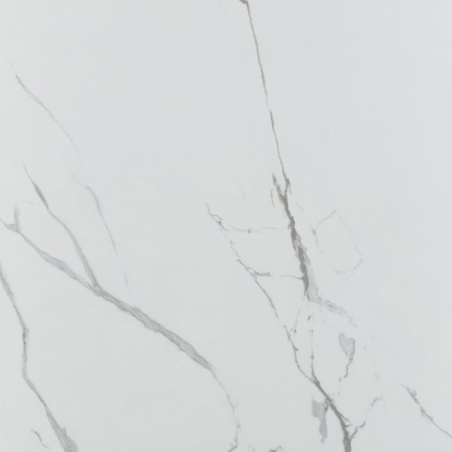 Carrelage sol intérieur effet marbre l.120x L.120cm - Grayish Blanc