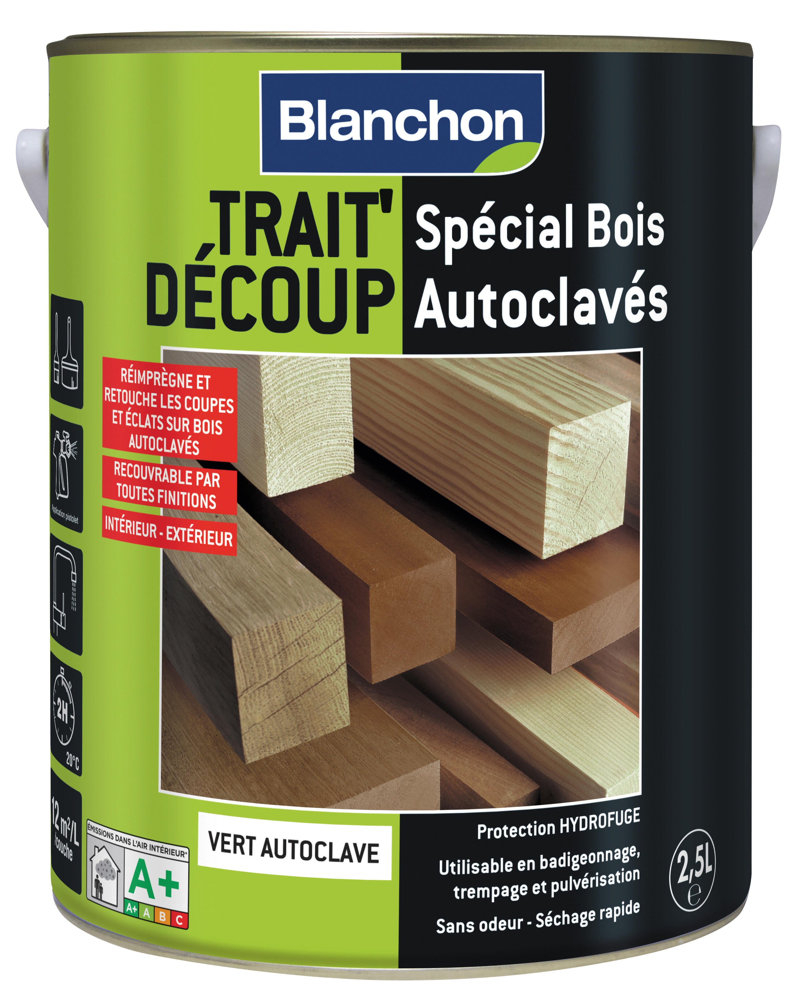 Traitement bois autoclave brun 2,5 L Trait'Découp BLANCHON — free download