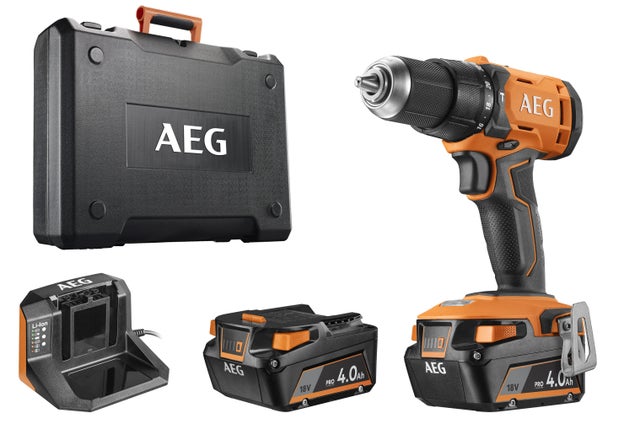 Perceuse visseuse à percussion sans fil 18V 2x4Ah+ Coffret - AEG