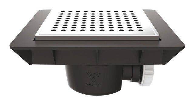 Bonde de sol Quadratto extra-plate avec cadre à carreler 
