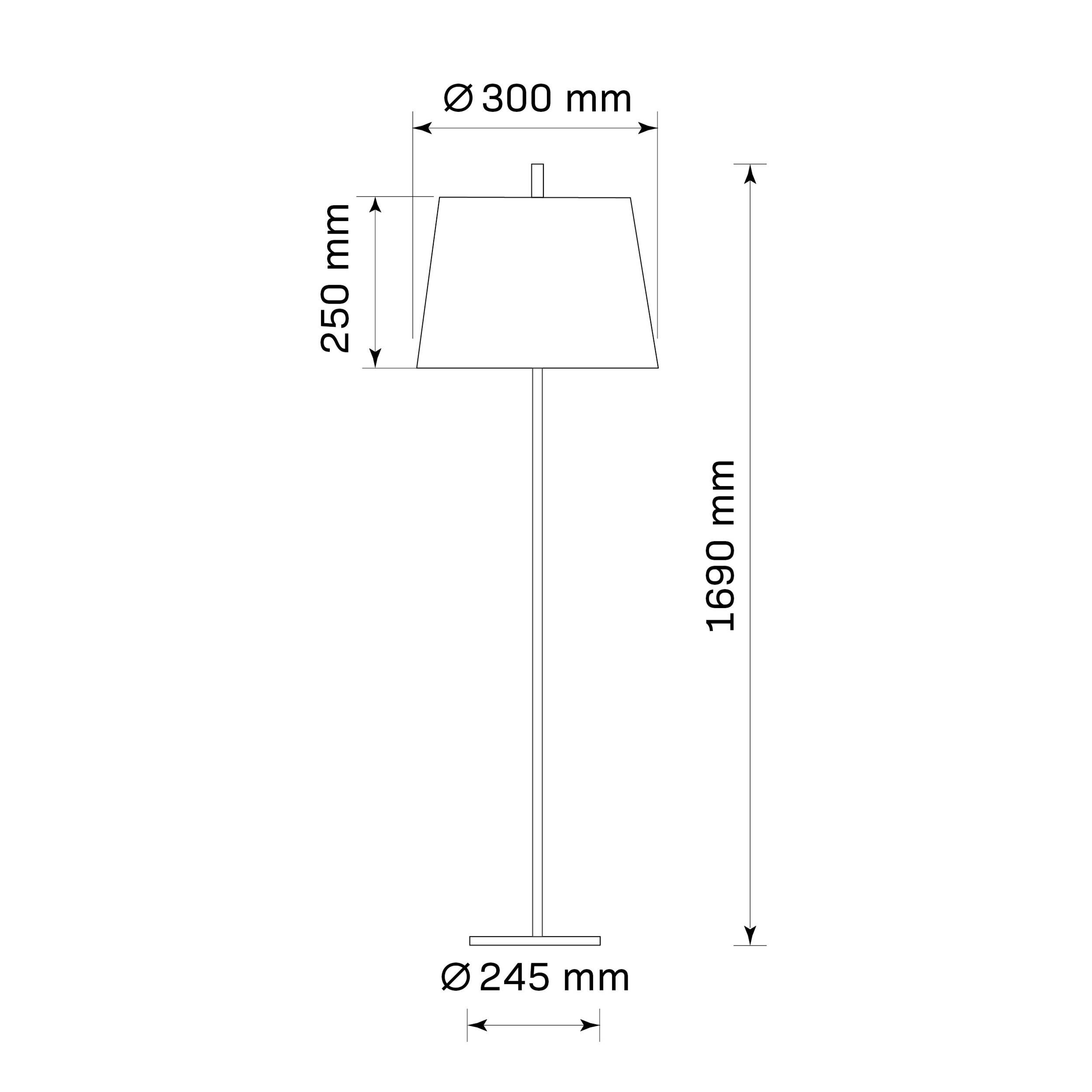 Lampa podłogowa Elena biało-złota E27 Sanico - 10