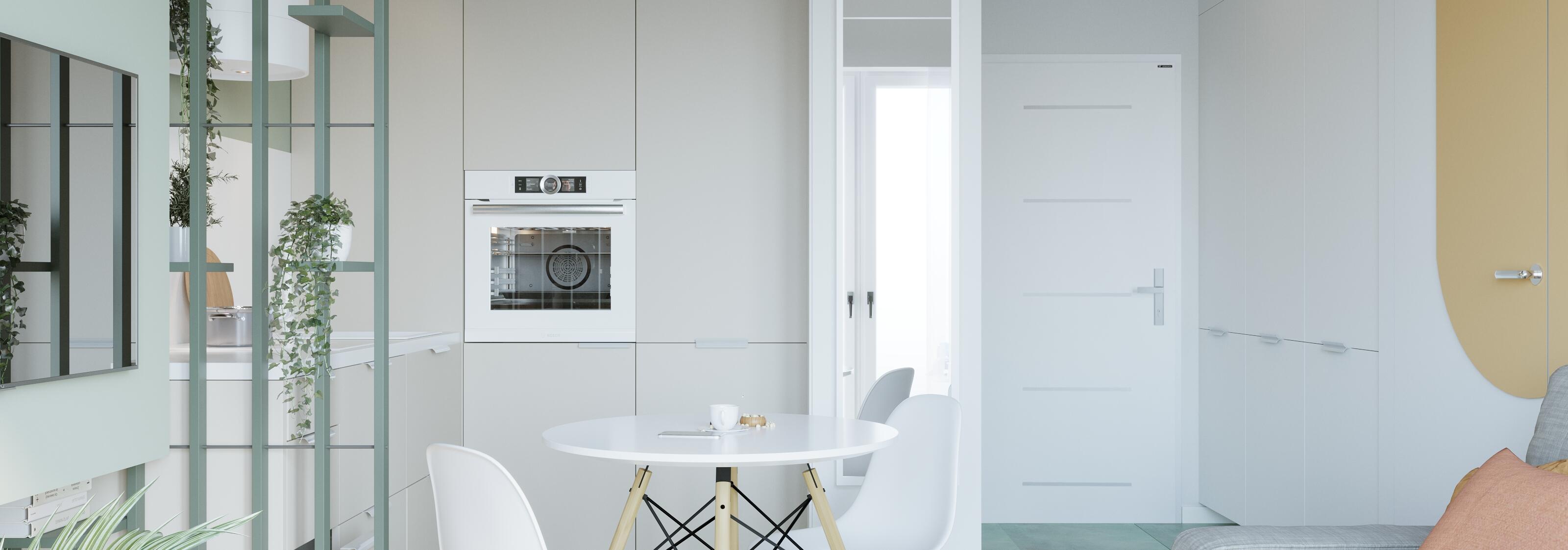 Espejo enmarcado de pared rectangular Pure MDF blanco mate INSPIRE de 40 x 160 cm - 11