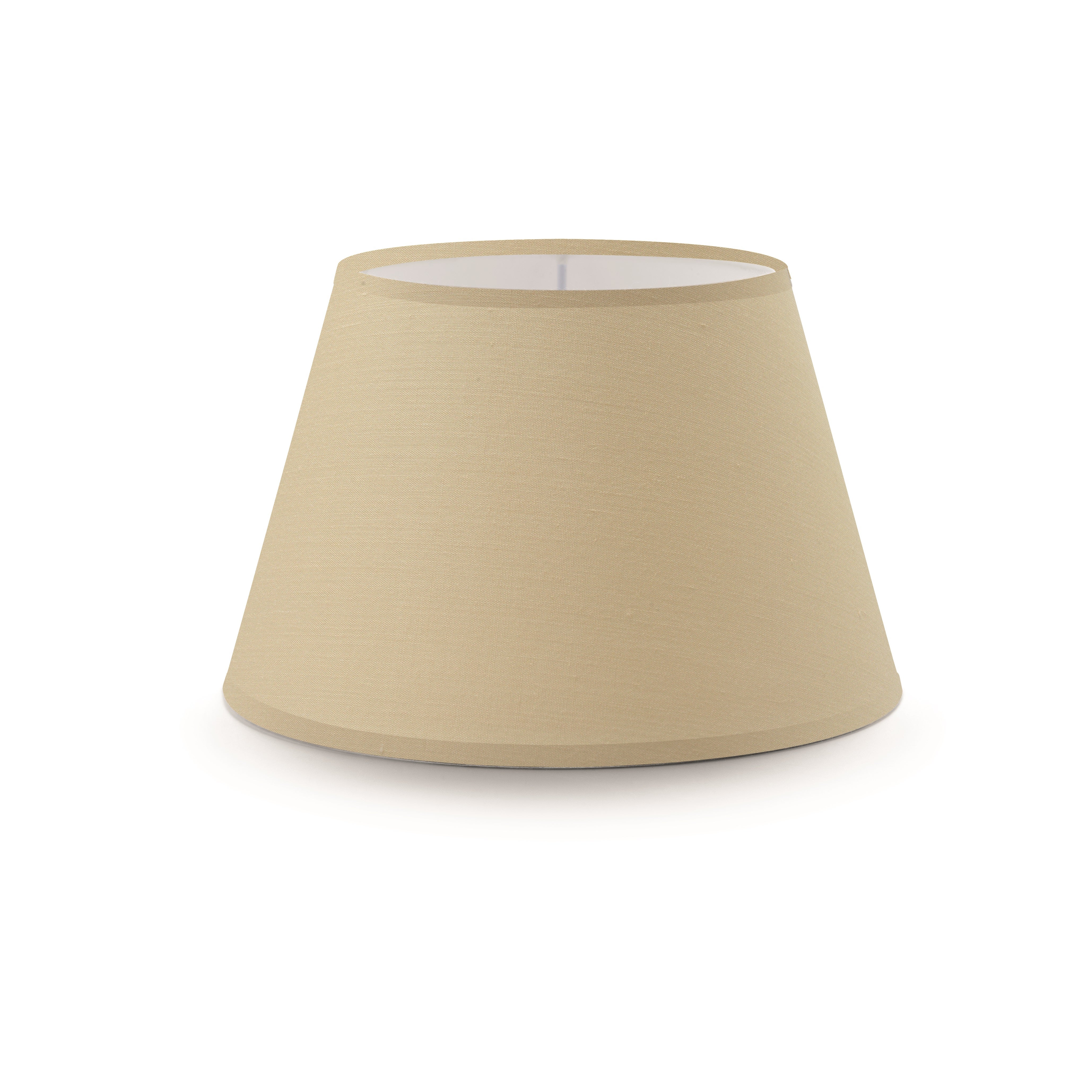 LOBERON Paralume Anfora Beige - Per Portalampade E27, In Velluto O Lino, Altezza 18 Cm - 2