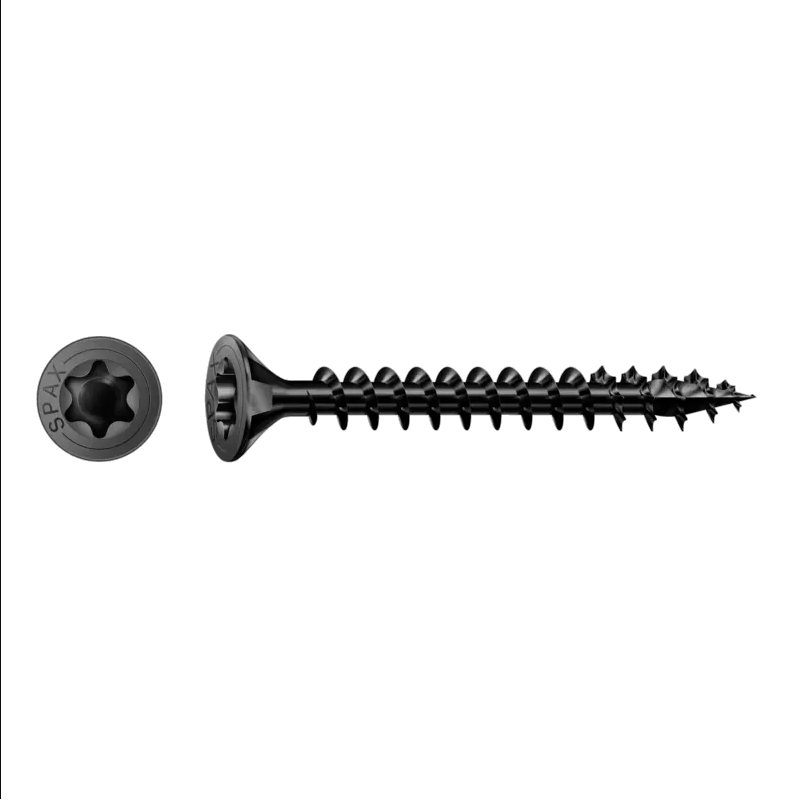 20 tornillo para madera spax t-star+ con cabeza plana avellanada, ø 5 x l. 20 mm
