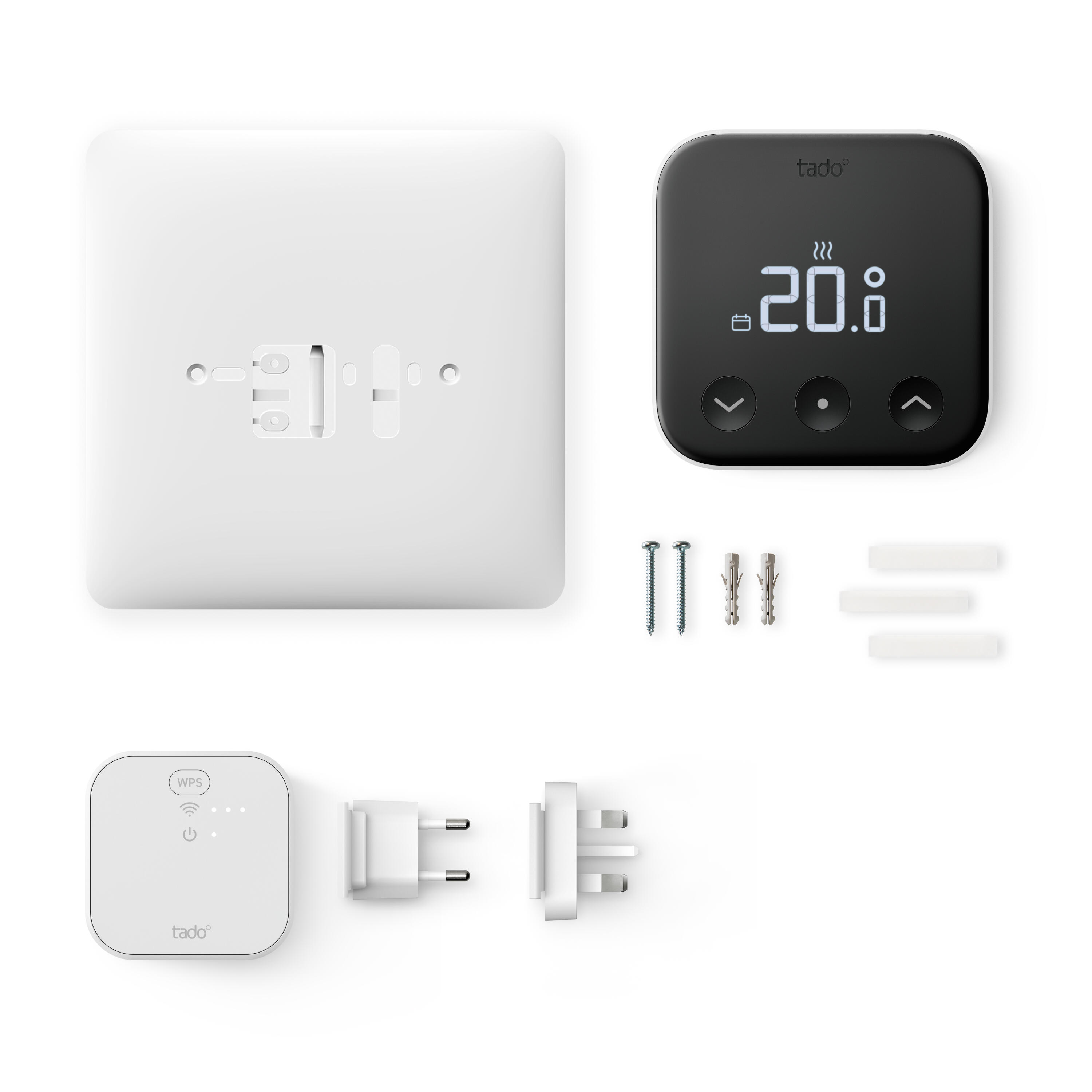 Termostato intelligente e connesso a parete WIFI TADO X kit di base Nero - 3