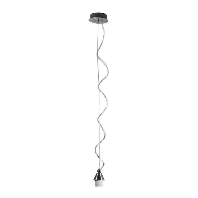 Pendel con cavo in pvc 100 cm, trasparente, con portalampada E27