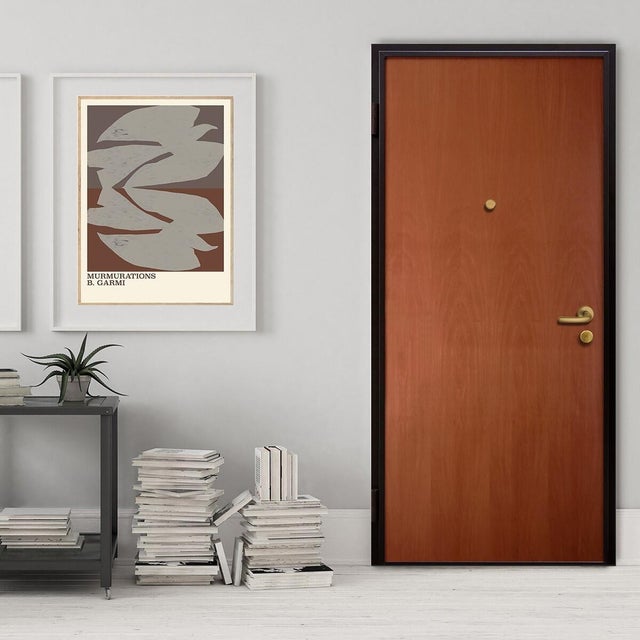 Porta blindata MASTER FORTIKA L 80 x H 210 cm noce apertura a destra