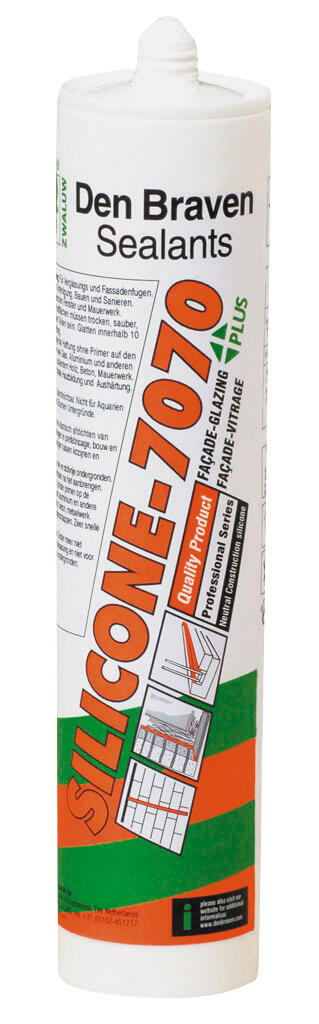 Silicone neutre transparent 300 ml 7070 - DEN BRAVEN 