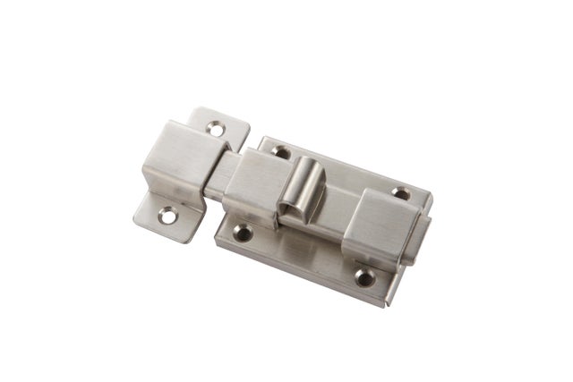 Targette pêne plat inox - THIRARD