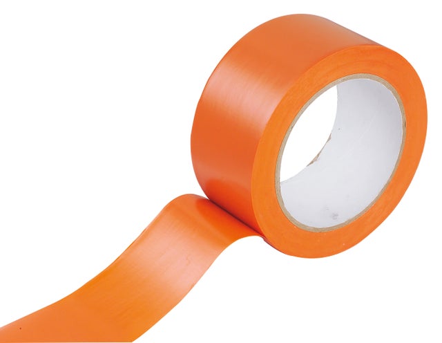Adhésif PVC imperméable orange l.50 mm x L.33 m