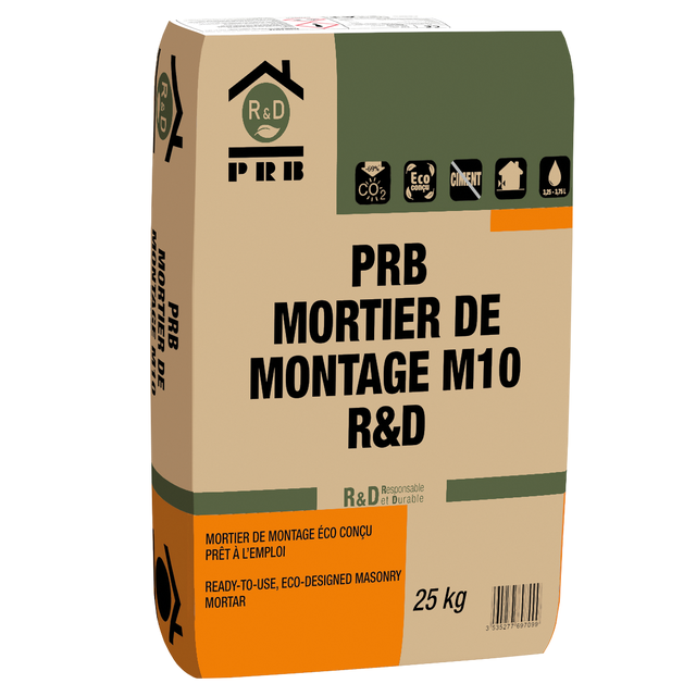 Mortier prêt à l'emploi gris clair 25 kg - PRB 