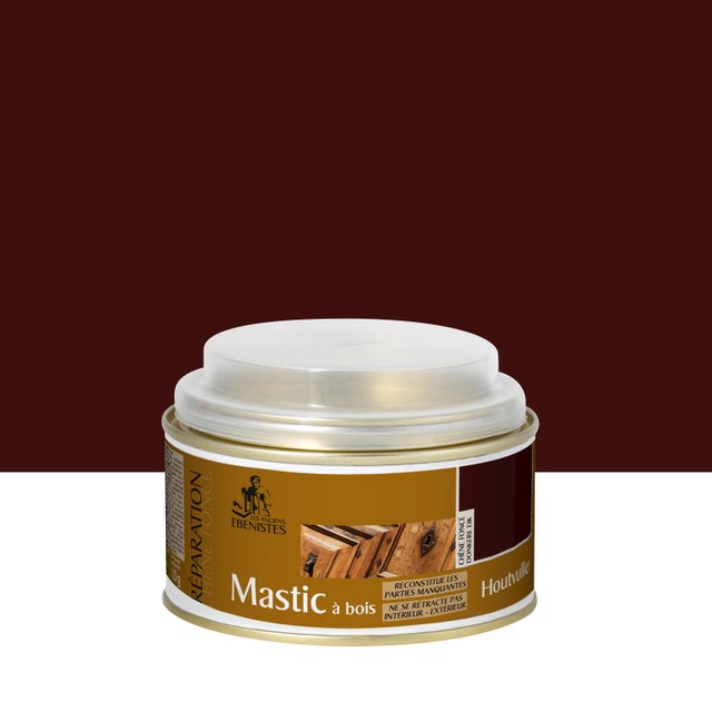 Mastic à bois chêne foncé 200 g - LES ANCIENS EBENISTES