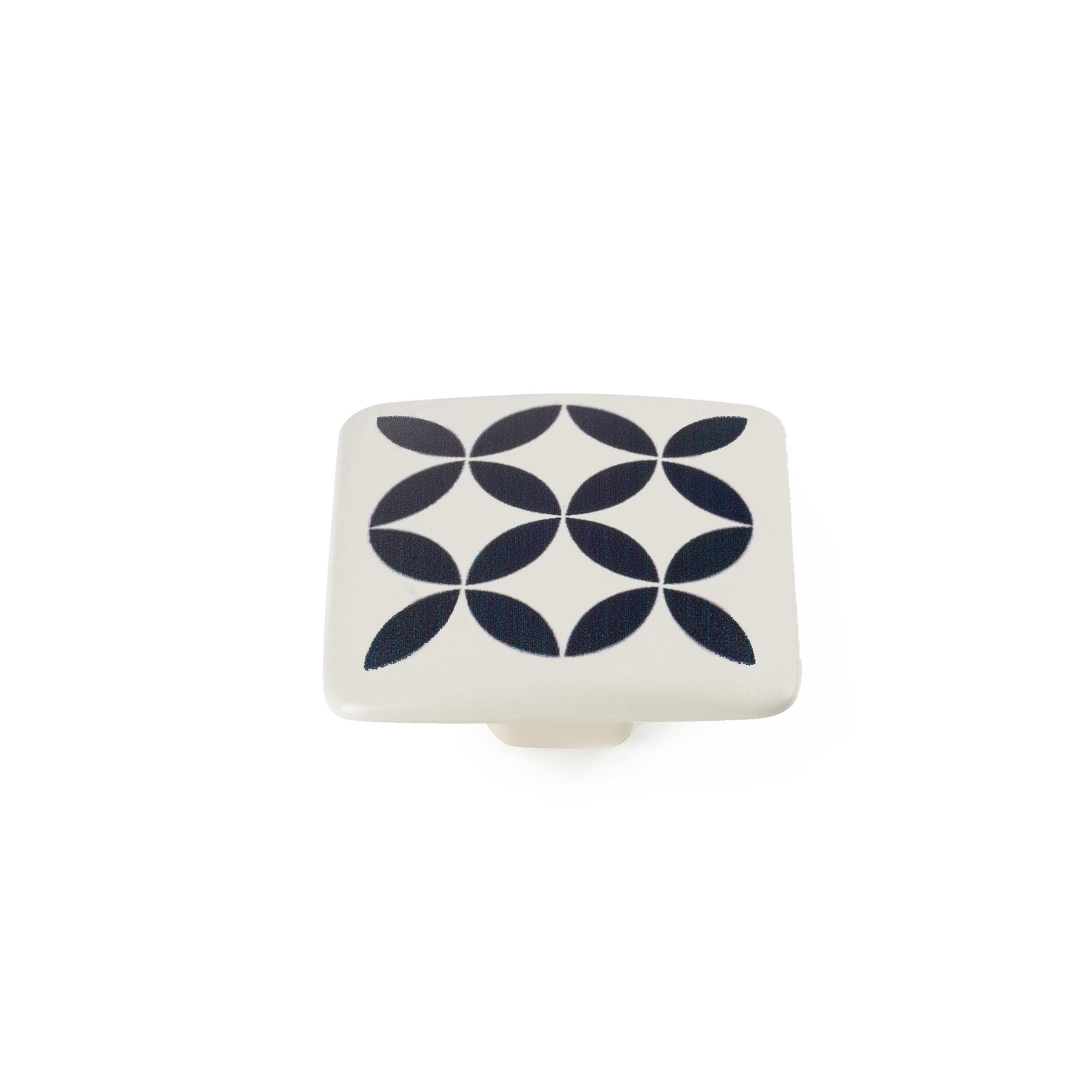 Bouton zamak carreau ciment beige/gris 37x37 mm | Tecnomat / ex Bricoman