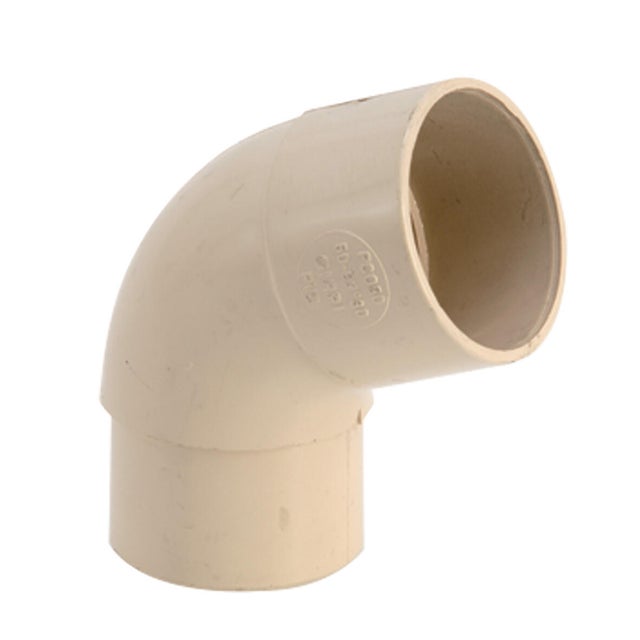 Coude 67.30° PVC sable Diam.80 mm - GIRPI
