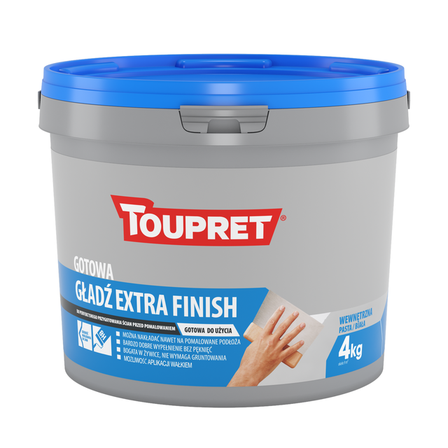 Gotowa Gładź szpachlowa Extra Finish 4 kg Toupret