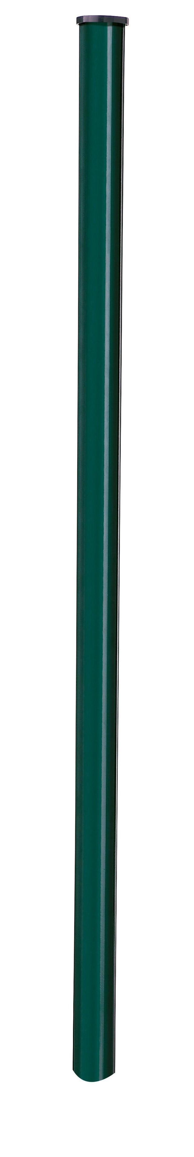 Poteau rond vert Long.2 m