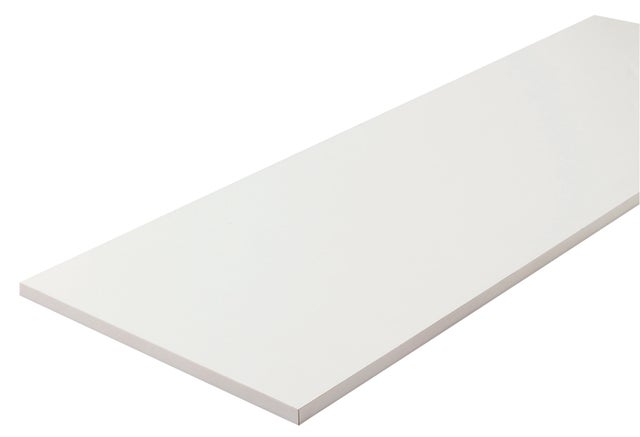 Tablette Mélaminée Blanche Ép. 18 mm 400 x 1200 mm
