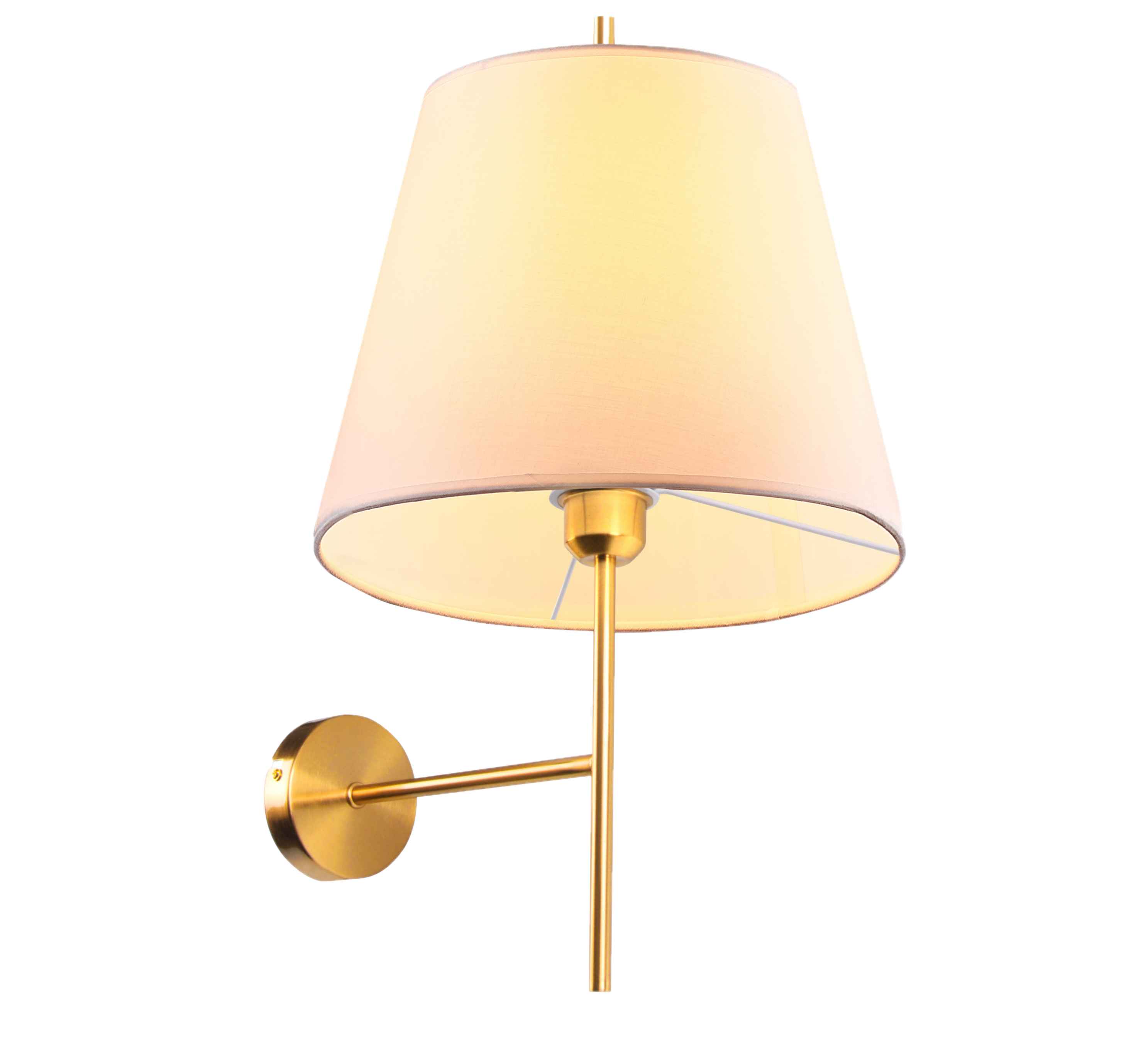 Kinkiet Elena biało-złoty E27 Sanico - 4