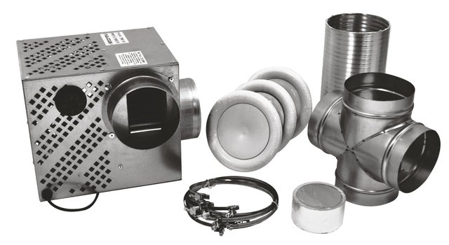 Kit de distribution d'air chaud 3 bouches 350 m3/h