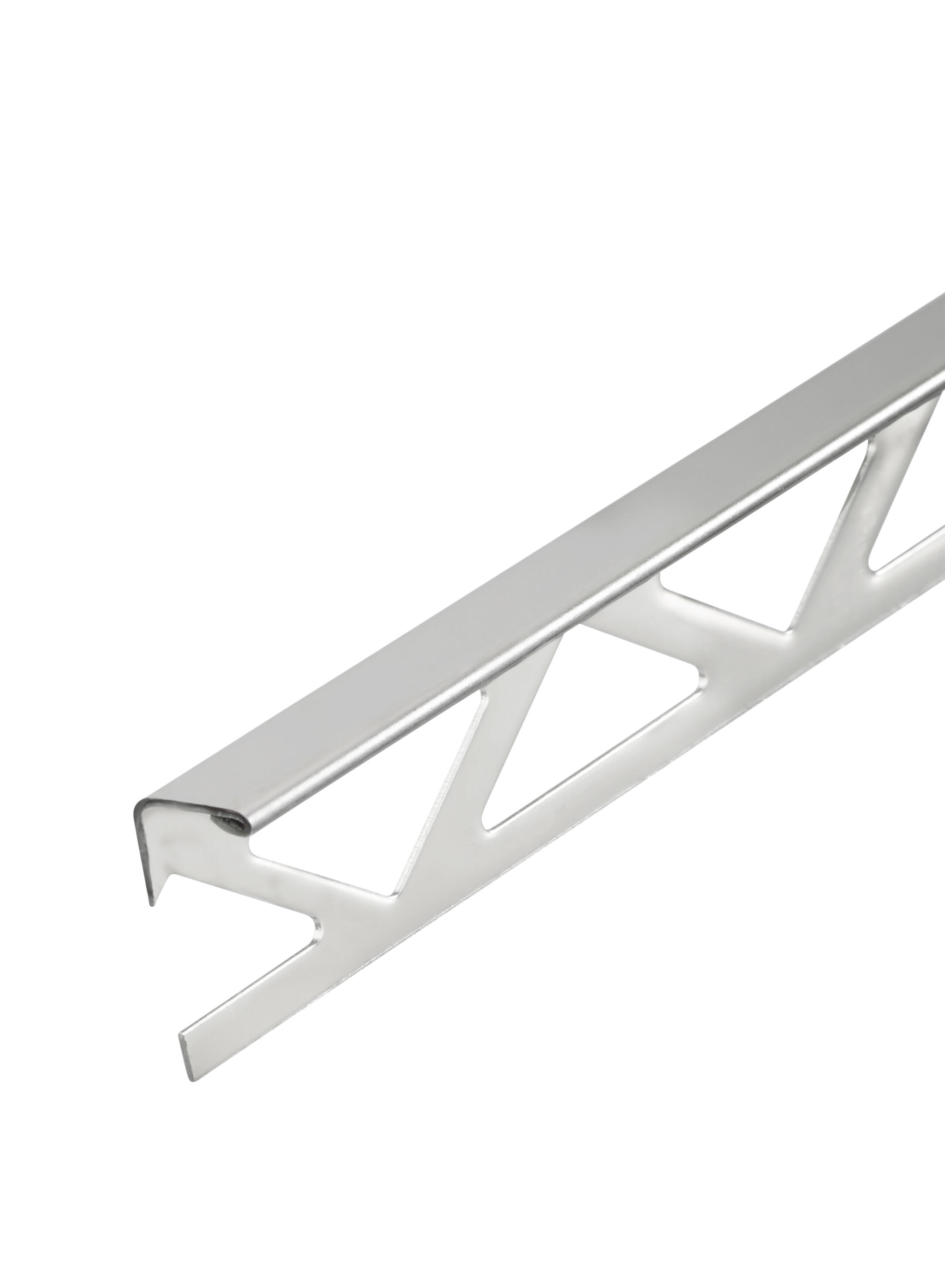 Profilé de finition carrelage équerre Ep.10 mm inox brillant gris L.2 ...