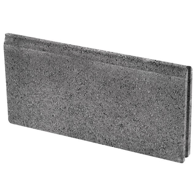 Bordurette droite gris anthracite Ep.5 x H.20 x L.50 cm